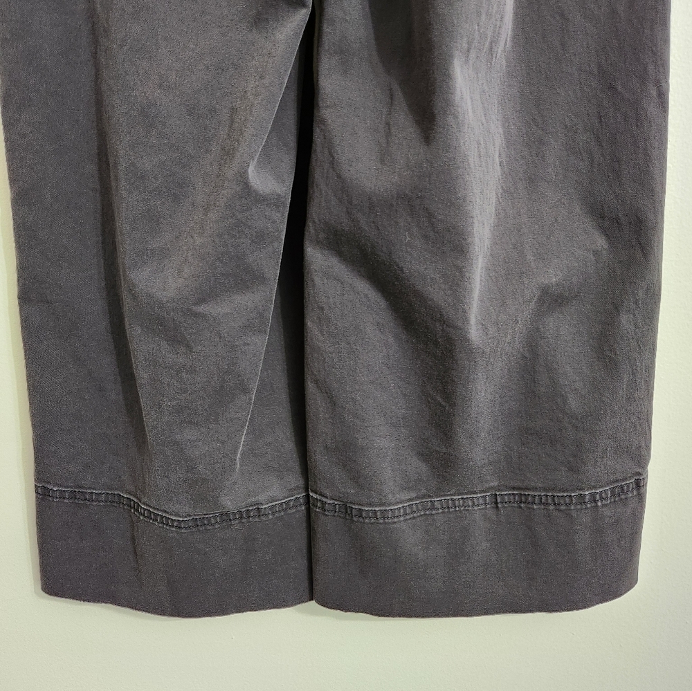 SOLD 🌟 Everlane Black The Lightweight Wide-Leg Crop Chino Pants Size 0 - Picture 10 of 16